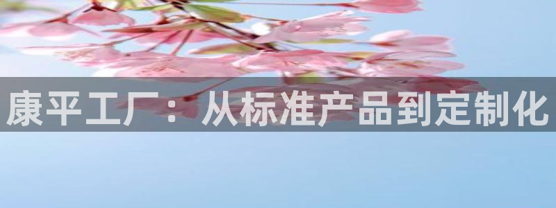 星欧娱乐最新消息今天：康平工厂：从标准产品到定制化