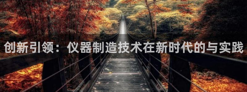 欧星娱乐彩票去：创新引领：仪器制造技术在新时代的与实践