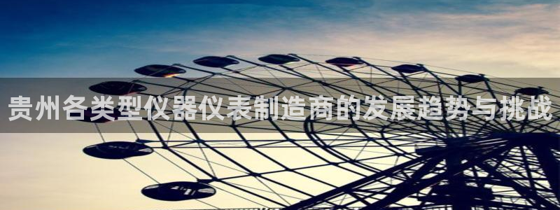 星欧娱乐是什么：贵州各类型仪器仪表制造商的发展趋势与挑战