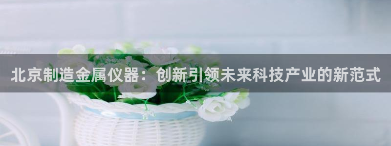 星欧娱乐扣费详情详解：北京制造金属仪器：创新引领未来科技产业