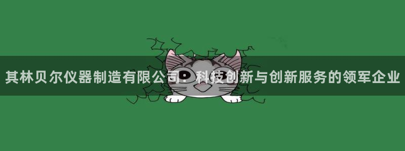 星欧娱乐招商81338：其林贝尔仪器制造有限公司：科技创新与